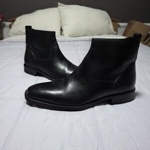 Johnston & Murphy Black Leather Boots